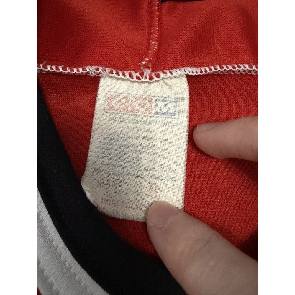 Vintage Chicago Blackhawks CCM Hockey Jersey Size XL Red 90s NHL